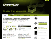 Tablet Screenshot of blackcatgrants.com